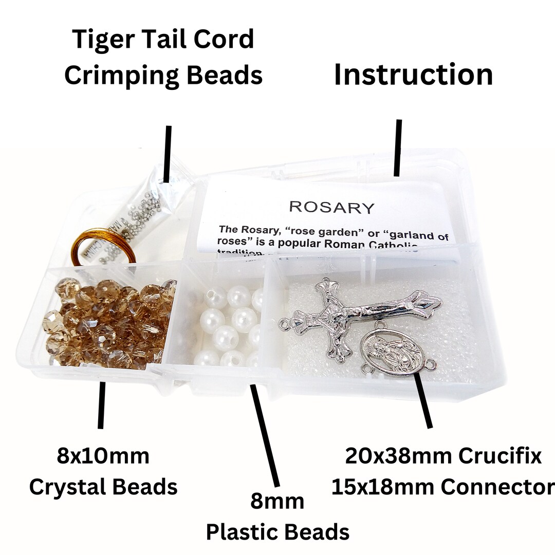 Connector, Rosary 21x15mm Connector, Rosary 21x15mm